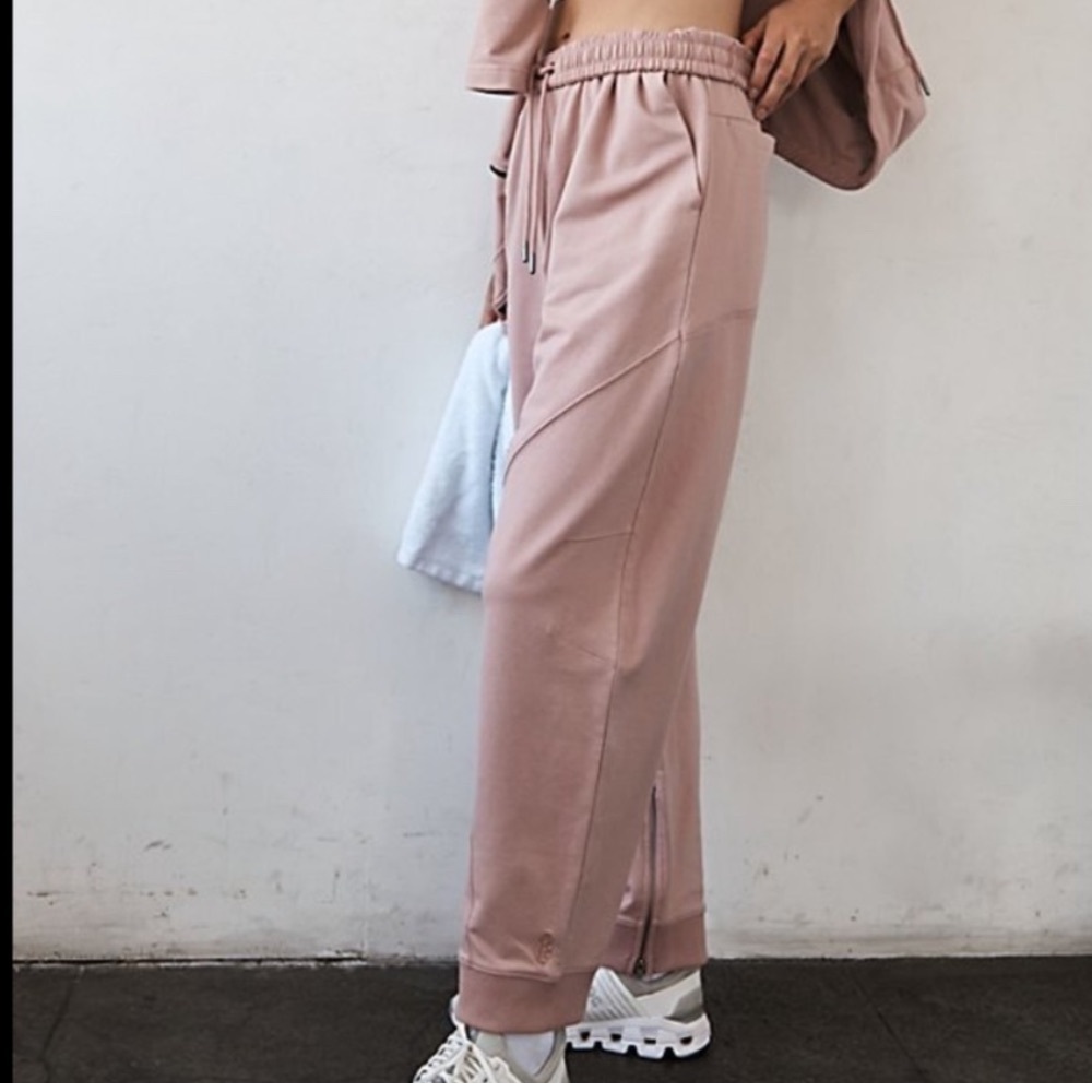 Free People All Day Everyday Pants in Mauve Swoon medium - Picture 11 of 12